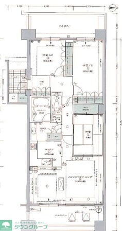 クリオレミントンヴィレッジ国立の物件間取画像